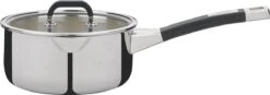 Spring Fusion2+ Steelpan Met Glasdeksel ø 16 Cm 1,4 Liter Rvs