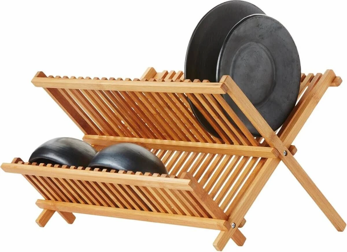 Point-Virgule Afdruiprek Uit Bamboe 42 X 33 X 26 Cm 3 Point-Virgule Afdruiprek Uit Bamboe 42 X 33 X 26 Cm