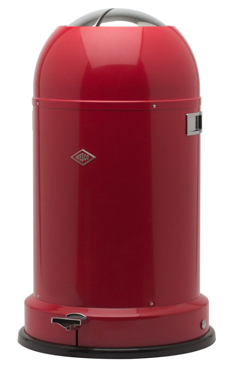 Wesco Kickmaster CL Soft Afvalemmer 33 Liter Rood 3 Wesco Kickmaster CL Soft Afvalemmer 33 Liter Rood
