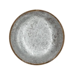 By Room Schaal Rond ø 25 Cm Mangohout Silver