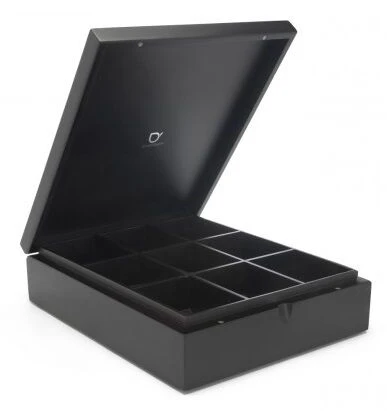 Bredemeijer Theedoos 9 Vakken Bamboe Zwart 3 Bredemeijer Theedoos 9 Vakken Bamboe Zwart