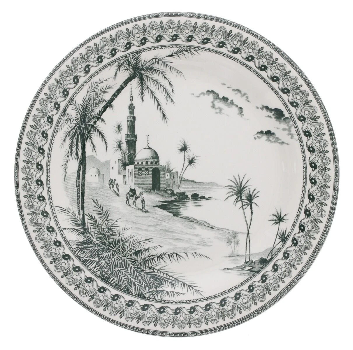 Gien Vue Orient Dinerbord ø 27,5 Cm Keramiek Crème 3 Gien Vue Orient Dinerbord ø 27,5 Cm Keramiek Crème