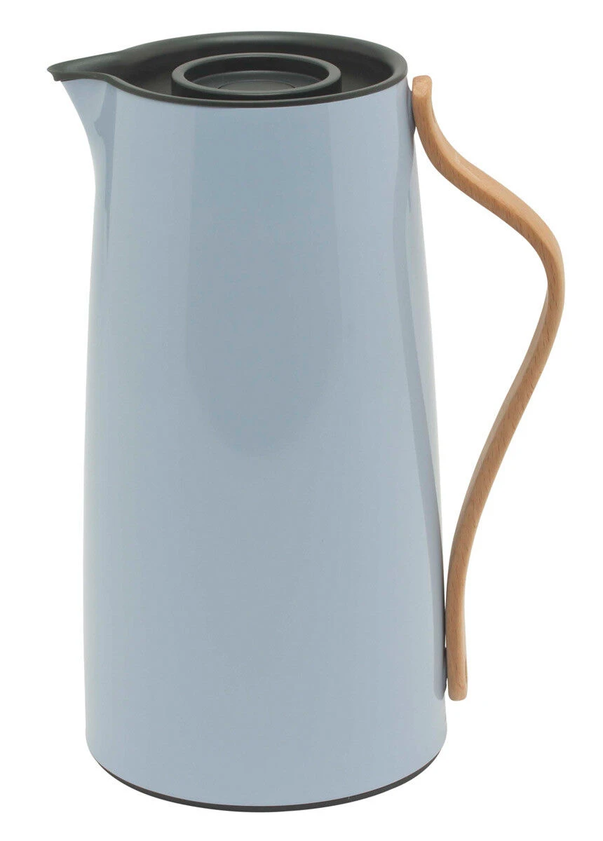 Stelton Koffie Thermoskan 1,2 Liter Rvs Blauw 3 Stelton Koffie Thermoskan 1,2 Liter Rvs Blauw