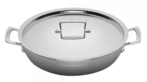 Le Creuset Magnetik Lage Braadpan Met Anti-aanbaklaag ø 30 Cm Rvs Glans 3 Le Creuset Magnetik Lage Braadpan Met Anti-aanbaklaag ø 30 Cm Rvs Glans