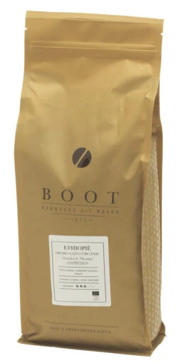 Boot Koffie Ethiopië Organic Espresso Koffiebonen 1 Kg