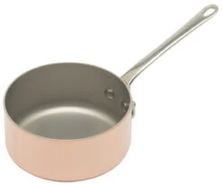 Mauviel M'Minis Sauteerpan Rond ø 7 Cm Koper Rvs Greep