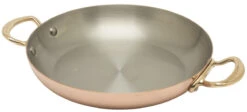 Mauviel M'150B Serveer- En Paellapan ø 20 Cm Koper Bronzen Greep