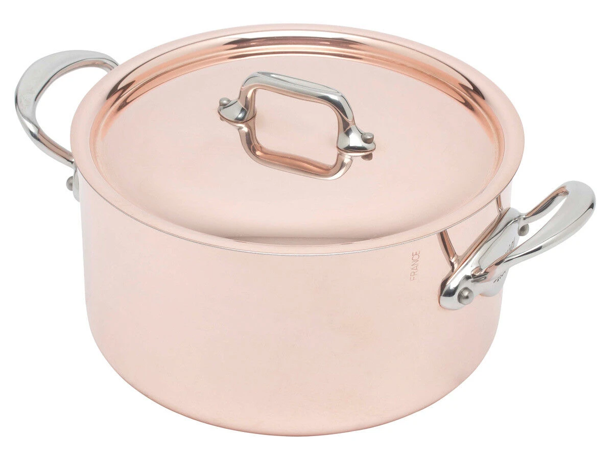 Mauviel M'150S Kookpan ø 20 Cm Koper Rvs Handgreep 3 Mauviel M'150S Kookpan ø 20 Cm Koper Rvs Handgreep