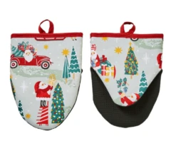 Ulster Weavers Tis The Season Kleine Ovenwant Gerecycled Katoen Groen 2 Stuks