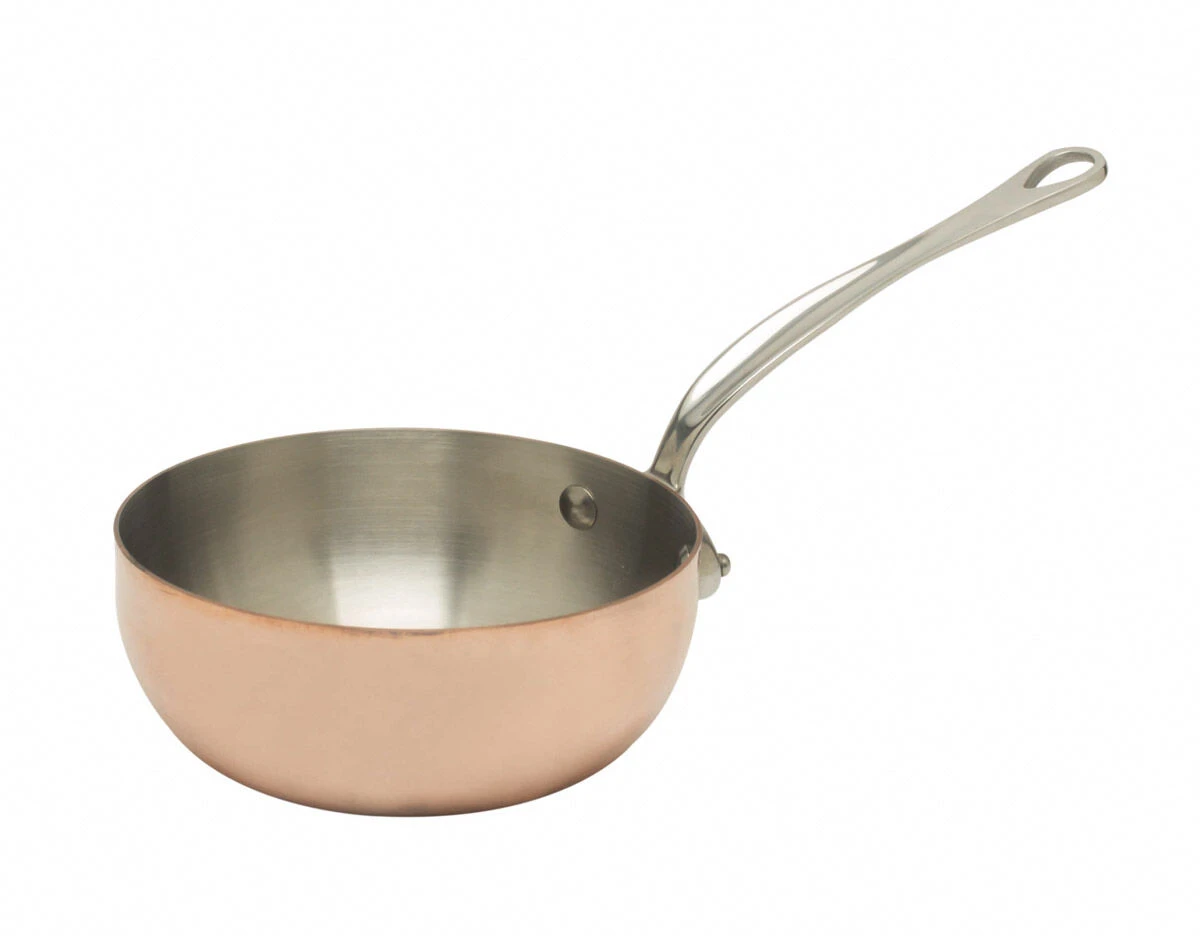 Mauviel M'150S Sauspan Rond ø 16 Cm Koper Rvs Handgreep 3 Mauviel M'150S Sauspan Rond ø 16 Cm Koper Rvs Handgreep