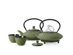 Bredemeijer Xilin Jing Theepot 1,25 Liter Gietijzer Groen -Keukenseries Winkel asia xilin green set 1