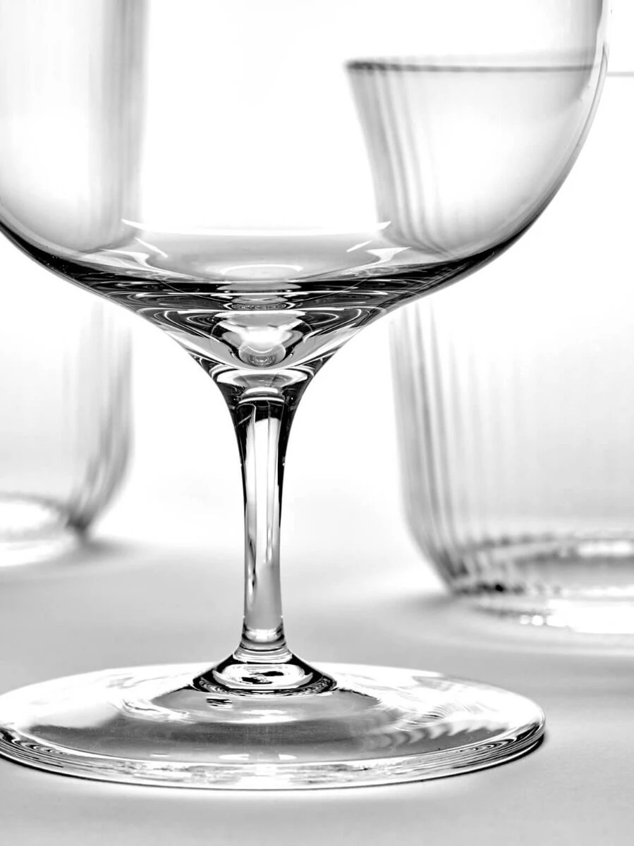 Serax INKU By Sergio Herman Witte Wijnglas 500 Ml Glas 4 Serax INKU By Sergio Herman Witte Wijnglas 500 Ml Glas - Afbeelding 2