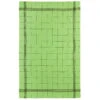 Charvet BISTROT Theedoek 51 X 80 Cm Linnen Geblokt Sage -Keukenseries Winkel charvet bistrot theedoek 51 x 80 cm linnen geblokt sage