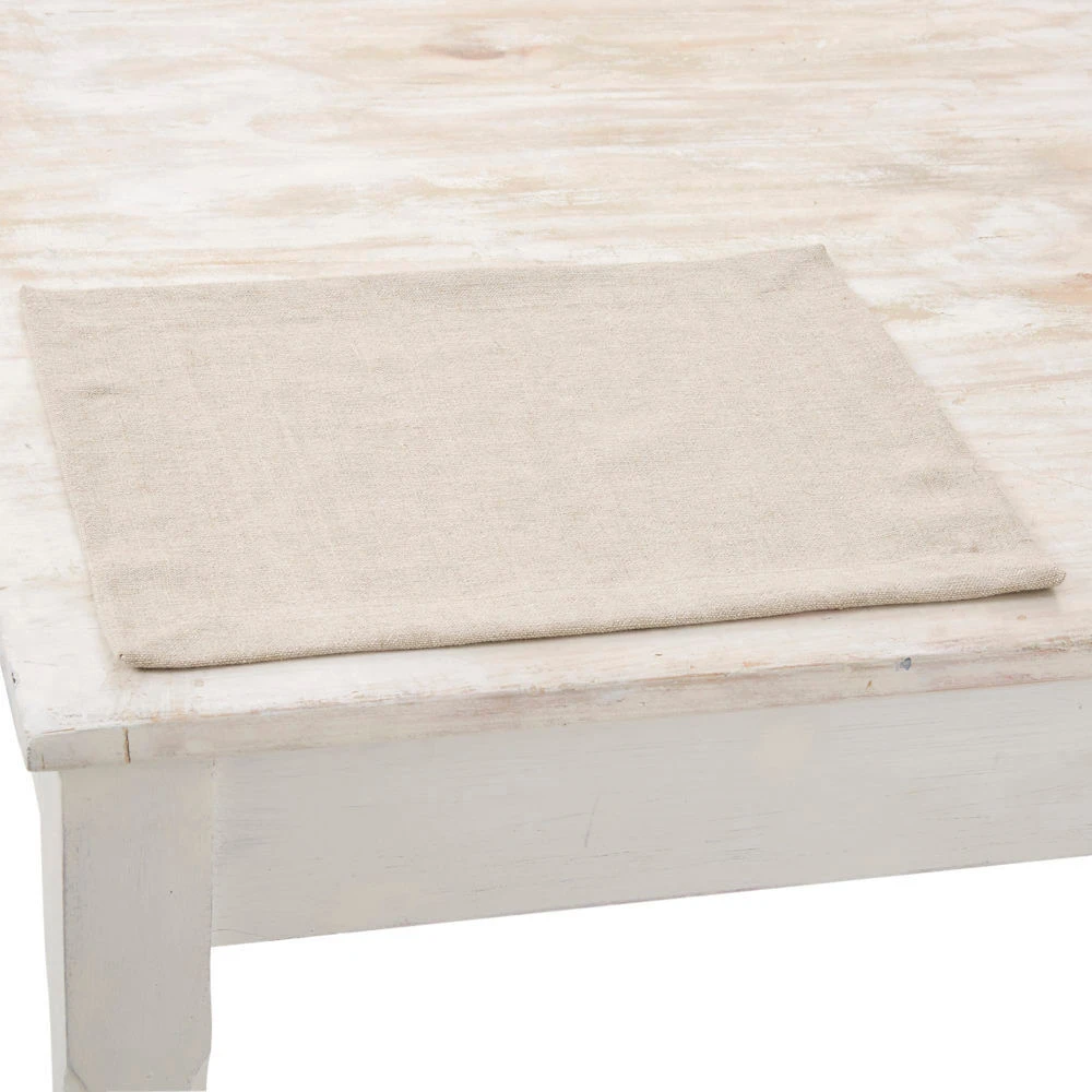 Charvet PEPITE Placemat 48 X 35 Cm Linnen Lichtbeige 3 Charvet PEPITE Placemat 48 X 35 Cm Linnen Lichtbeige