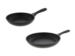 Cristel Cookway Koekenpannenset ø 24 + 28 Cm Aluminium Zwart