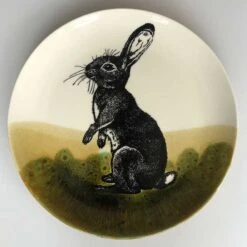 Duro Hunting Rabbit Serveerschaal 38 Cm Aardewerk