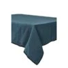 Haomy Letia Tafelkleed 170 X 170 Cm Linnen Pruisisch Blauw -Keukenseries Winkel haomy letia tafelkleed 170 x 170 cm linnen pruisisch blauw