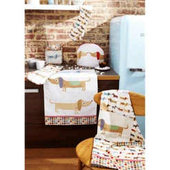 Ulster Weavers Hot Dog Lange Pannenlap Katoen -Keukenseries Winkel hot dogs