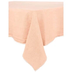 Haomy Venise Tafelkleed 160 X 160 Cm Linnen Kaneelbruin