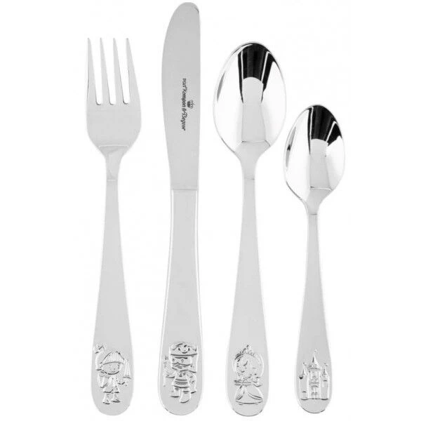 Van Kempen & Begeer Ridder Lancelot Kinderbestekset 4-delig 3 Van Kempen & Begeer Ridder Lancelot Kinderbestekset 4-delig
