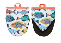 Ulster Weavers Aquarium Kleine Ovenwant Katoen Oranje 2 Stuks