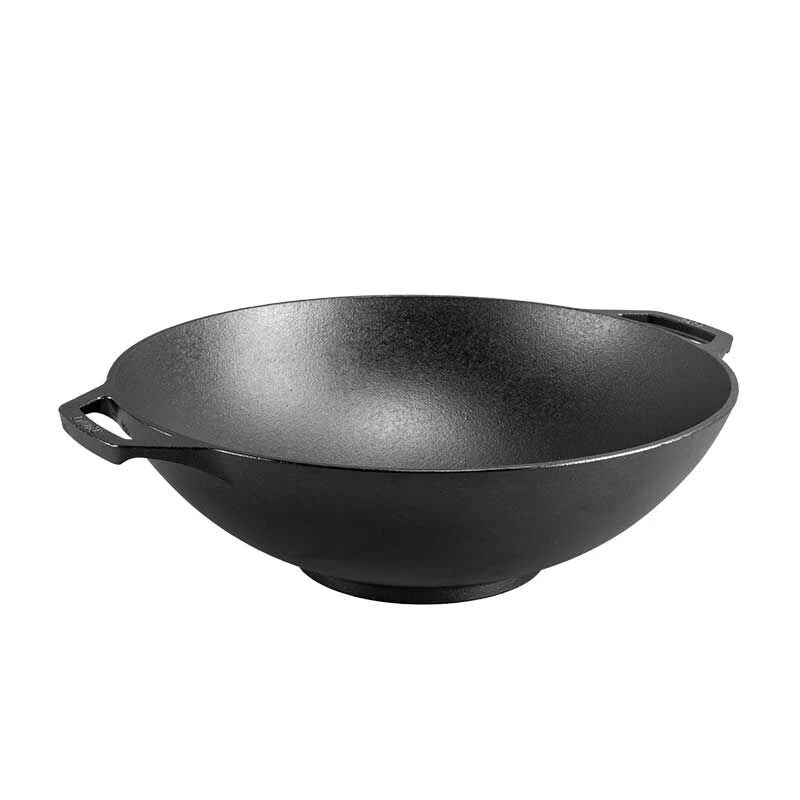 Lodge Wok / Wadjang ø 35,5 Cm Gietijzer Zwart 3 Lodge Wok / Wadjang ø 35,5 Cm Gietijzer Zwart
