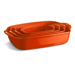 Emile Henry Rechthoekige Ovenschaal 42 X 27 Cm Keramiek Toscane -Keukenseries Winkel large rectangular oven dish 3 1