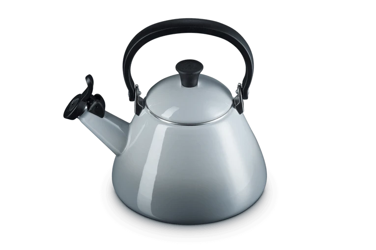 Le Creuset Kone Fluitketel 1,6 Liter Staal Mist Grey 4 Le Creuset Kone Fluitketel 1,6 Liter Staal Mist Grey - Afbeelding 2