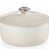 Le Creuset Signature Braadpan 4,2 Liter ø 24 Cm Gietijzer Meringue -Keukenseries Winkel le creuset br ter rund signature 20cm meringue 1 7347955 1 2