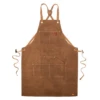 Alaskan Maker N°515 Schort Katoen Bruin -Keukenseries Winkel licht 2