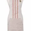 Ulster Weavers Linen 1880 Stripe Schort Coral -Keukenseries Winkel linen coral stripe apron co 1