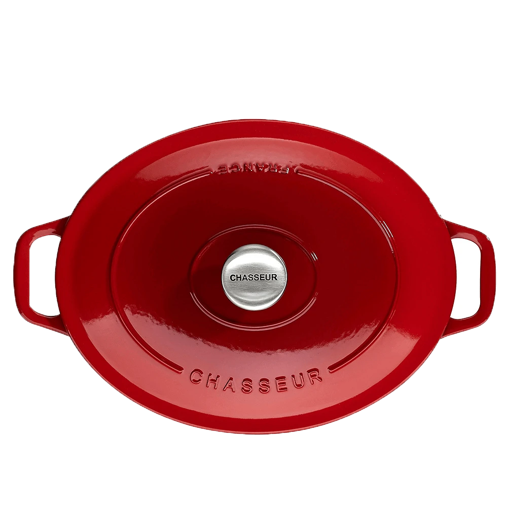 Chasseur Braadpan Ovaal 5 Liter ø 29 Cm Gietijzer Rood 5 Chasseur Braadpan Ovaal 5 Liter ø 29 Cm Gietijzer Rood - Afbeelding 3