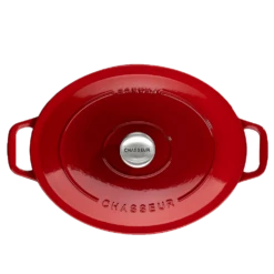 Chasseur Braadpan Ovaal 6 Liter ø 31 Cm Gietijzer Rood -Keukenseries Winkel oval casserole rubis01 1