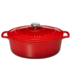Chasseur Braadpan Ovaal 6 Liter ø 31 Cm Gietijzer Rood -Keukenseries Winkel oval casserole rubis03 1