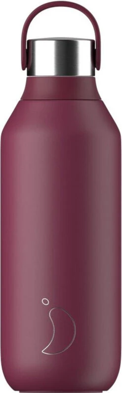 Chilly's Bottle Waterfles 500 Ml Rvs Plum