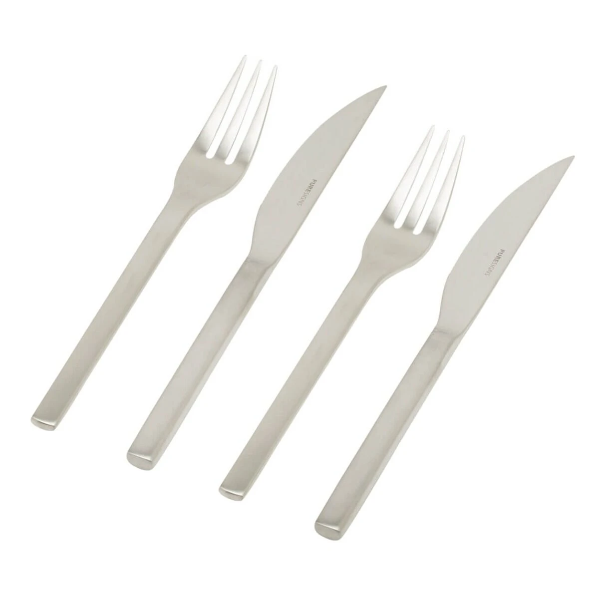 Puresigns One Steakbestek 20,5 Cm Rvs Mat 4-delig 3 Puresigns One Steakbestek 20,5 Cm Rvs Mat 4-delig