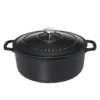Chasseur Braadpan 5 Liter ø 26 Cm Gietijzer Mat Zwart -Keukenseries Winkel round casserole black02 1 1 1 1 1 1 1 1