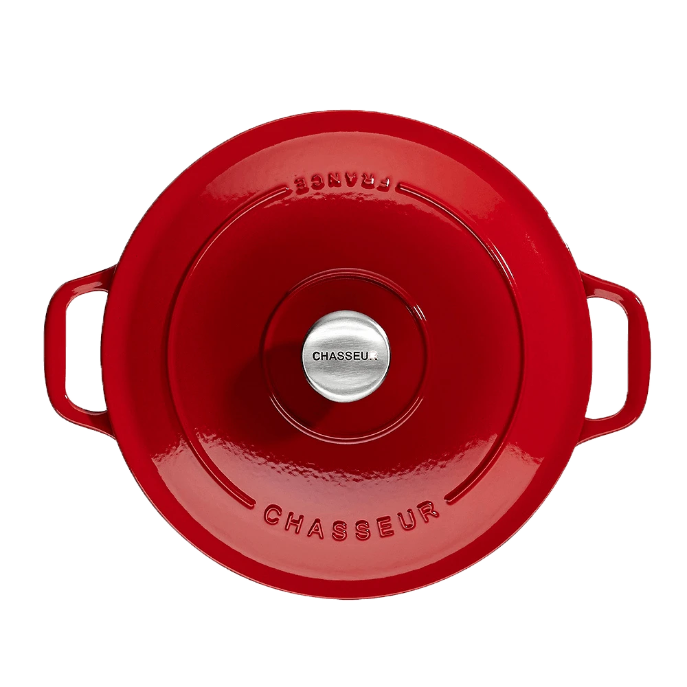 Chasseur Braadpan 6,1 Liter ø 28 Cm Gietijzer Rood 5 Chasseur Braadpan 6,1 Liter ø 28 Cm Gietijzer Rood - Afbeelding 3