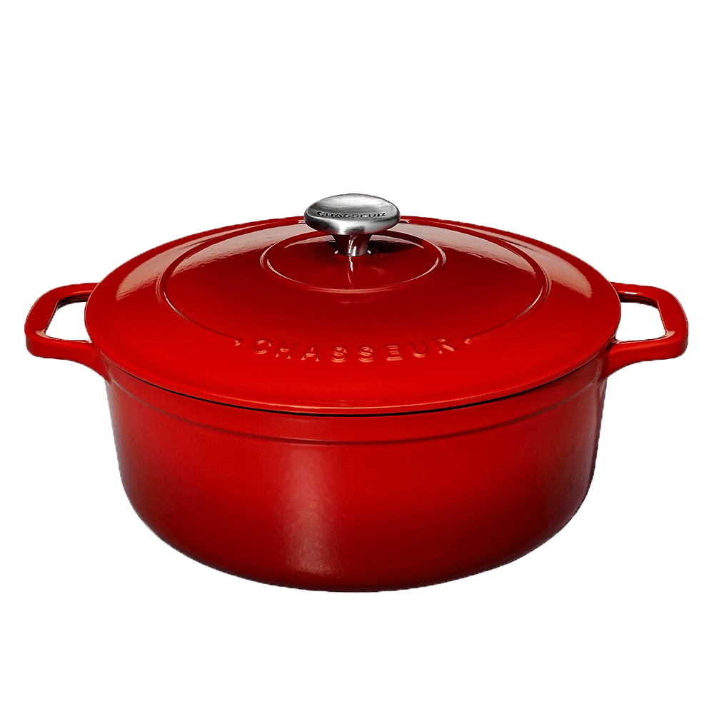Chasseur Braadpan 5 Liter ø 26 Cm Gietijzer Rood 3 Chasseur Braadpan 5 Liter ø 26 Cm Gietijzer Rood