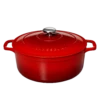 Chasseur Braadpan 8,8 Liter ø 32 Cm Gietijzer Rood