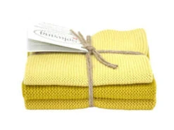 Solwang Design Vaatdoekjes 25 X 25 Cm Katoen Saffron 3 Stuks