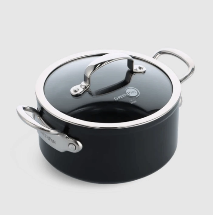 Greenpan Barcelona Pro Kookpan Met Keramische Laag En Glasdeksel ø 24 Cm 3 Greenpan Barcelona Pro Kookpan Met Keramische Laag En Glasdeksel ø 24 Cm