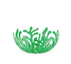 Alessi Mediterraneo Fruitschaal ø 25 Cm Rvs Groen