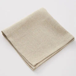 Charvet PEPITE Servet 45 X 45 Cm Linnen Lichtbeige