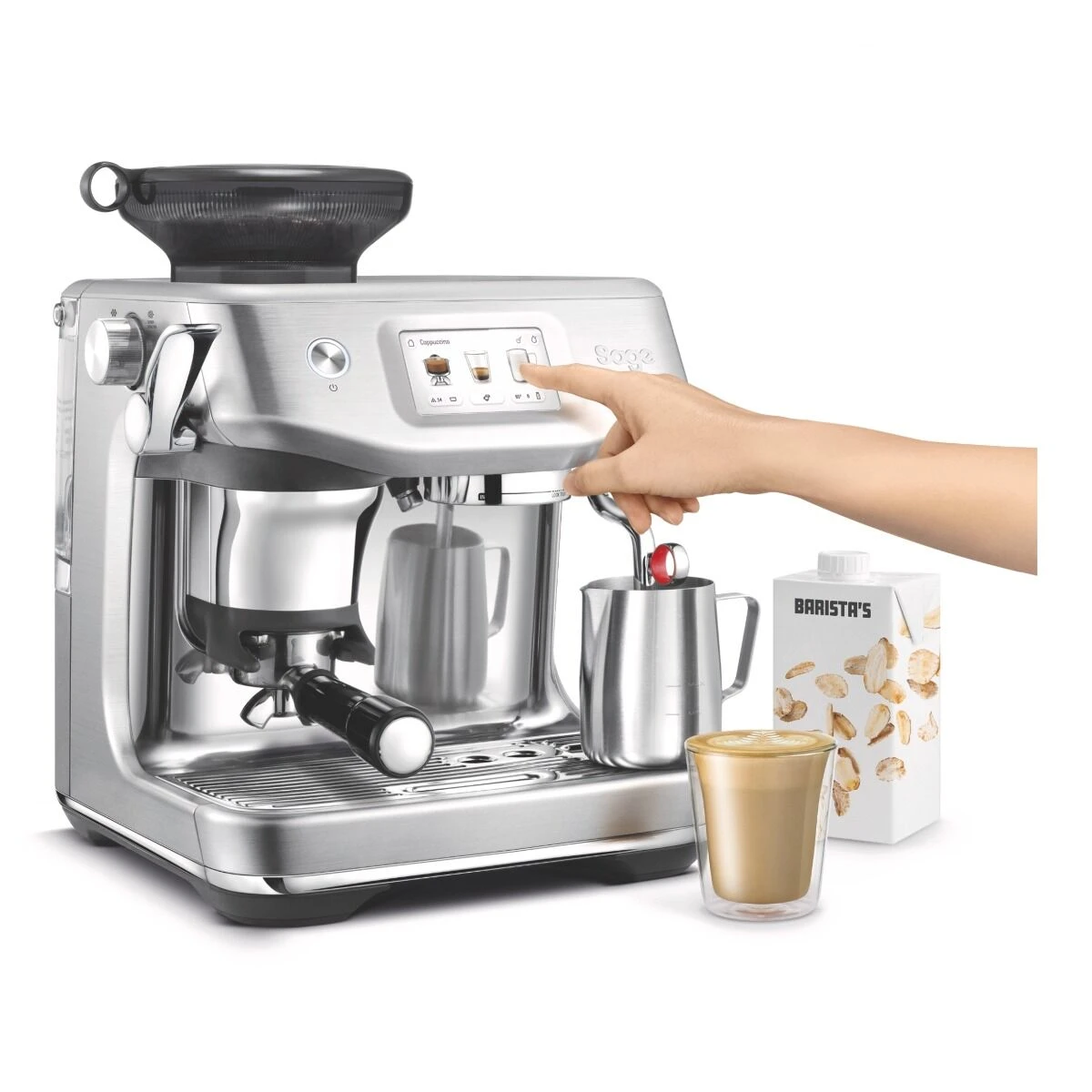 Sage The Barista Touch Impress Espressomachine Stainless Steel 4 Sage The Barista Touch Impress Espressomachine Stainless Steel - Afbeelding 2