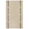 Charvet BON APPETIT Theedoek 75 X 45 Cm Linnen Zwart/beige -Keukenseries Winkel t bon appetit lin noir 1