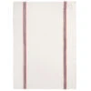 Charvet DRAPEAU Theedoek 55 X 75 Cm Linnen Wit Met Rood/blauw Streep -Keukenseries Winkel t drapeau blanchi 1 1