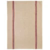 Charvet DRAPEAU Theedoek 55 X 75 Cm Linnen Beige Met Rood/blauw Streep -Keukenseries Winkel t drapeau naturel 1 1