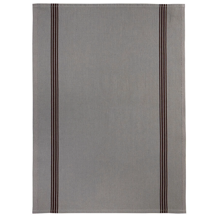 Charvet PIANO Theedoek 75 X 52 Cm Linnen Grijs Met Donkere Streep 3 Charvet PIANO Theedoek 75 X 52 Cm Linnen Grijs Met Donkere Streep