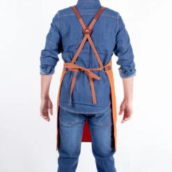 Alaskan Maker N°281 Schort 85 X 68,5 Cm Katoen Leer Orange 7 Alaskan Maker N°281 Schort 85 X 68,5 Cm Katoen Leer Orange -Keukenseries Winkel tablier n281 2 1